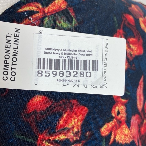 Amato Pizzi Floral Print Shift Dress Size 8-10 - Picture 5 of 8